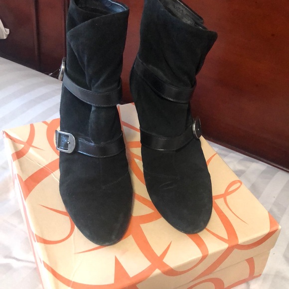 Via Spiga - black wedged ankle booties - Picture 1 of 3